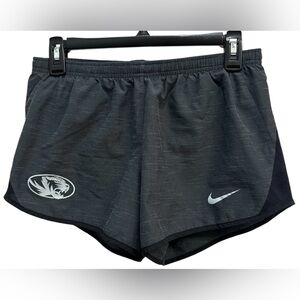 Nike Women's Charcoal Athletic Shorts with Mizzou Tiger